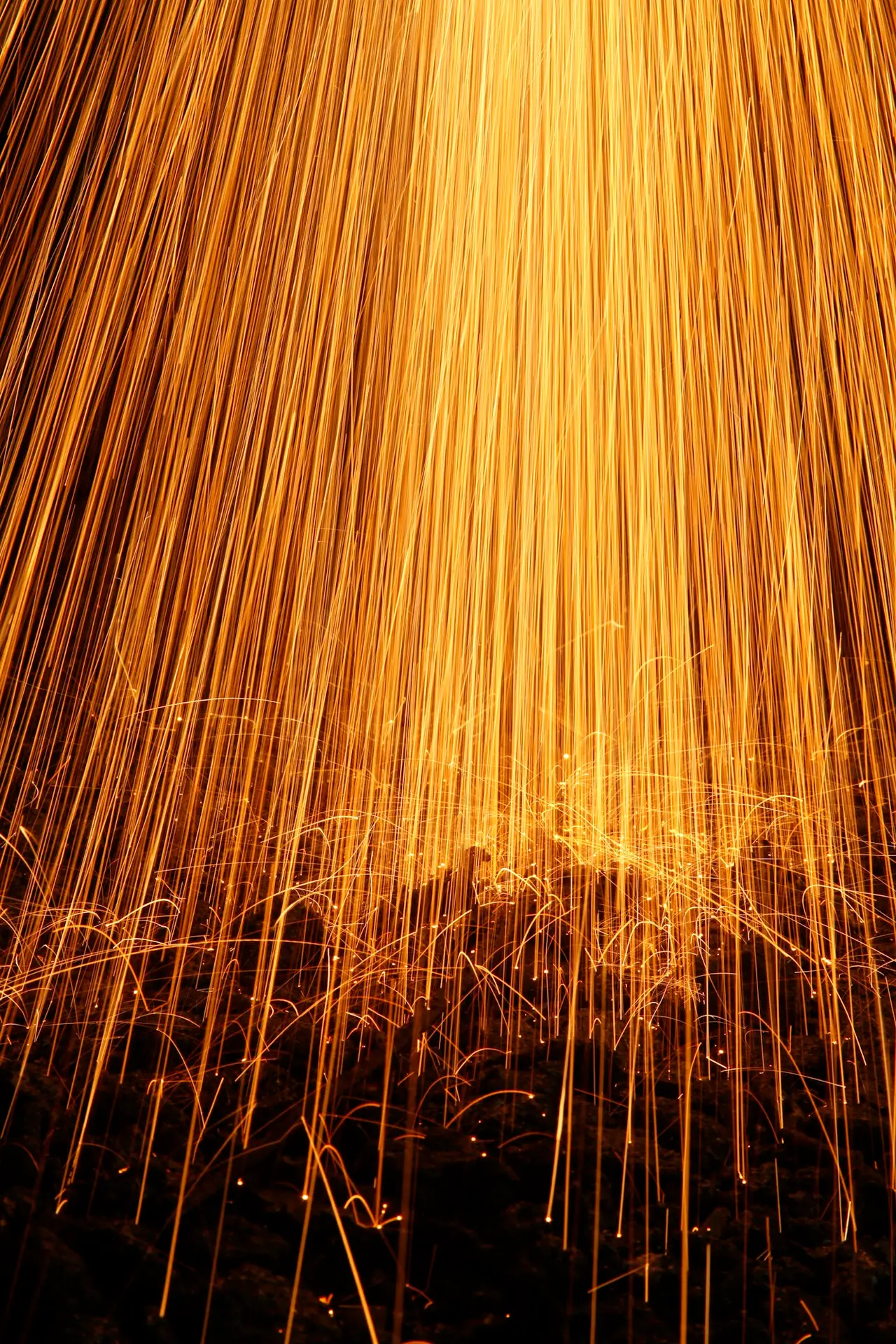 welding sparks